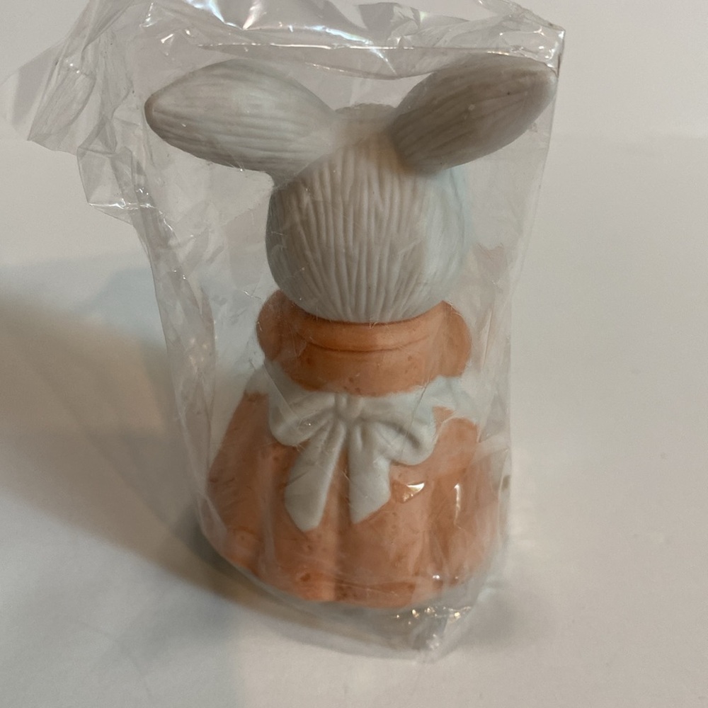 Vintage Homco Easter Bunny Holiday 4 Piece Family New e - Picture 3 of 13
